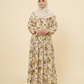 yellow-floral-printed-abaya-pockets