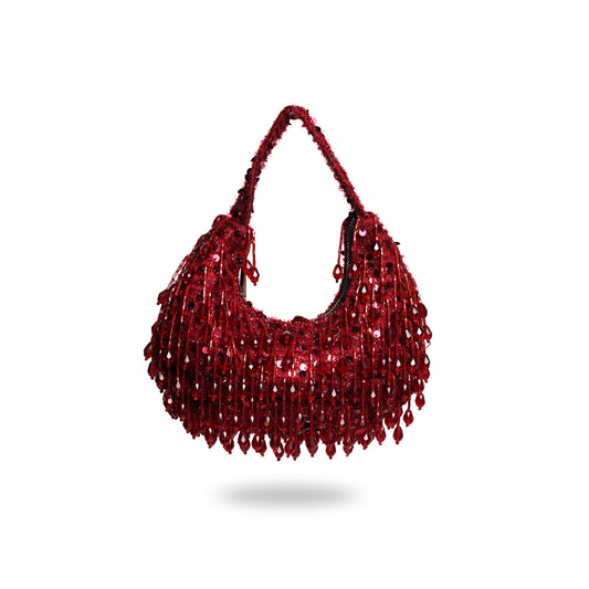 Tassel Noir Claret Red Bag