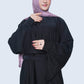 Timeless Black Nida Abaya