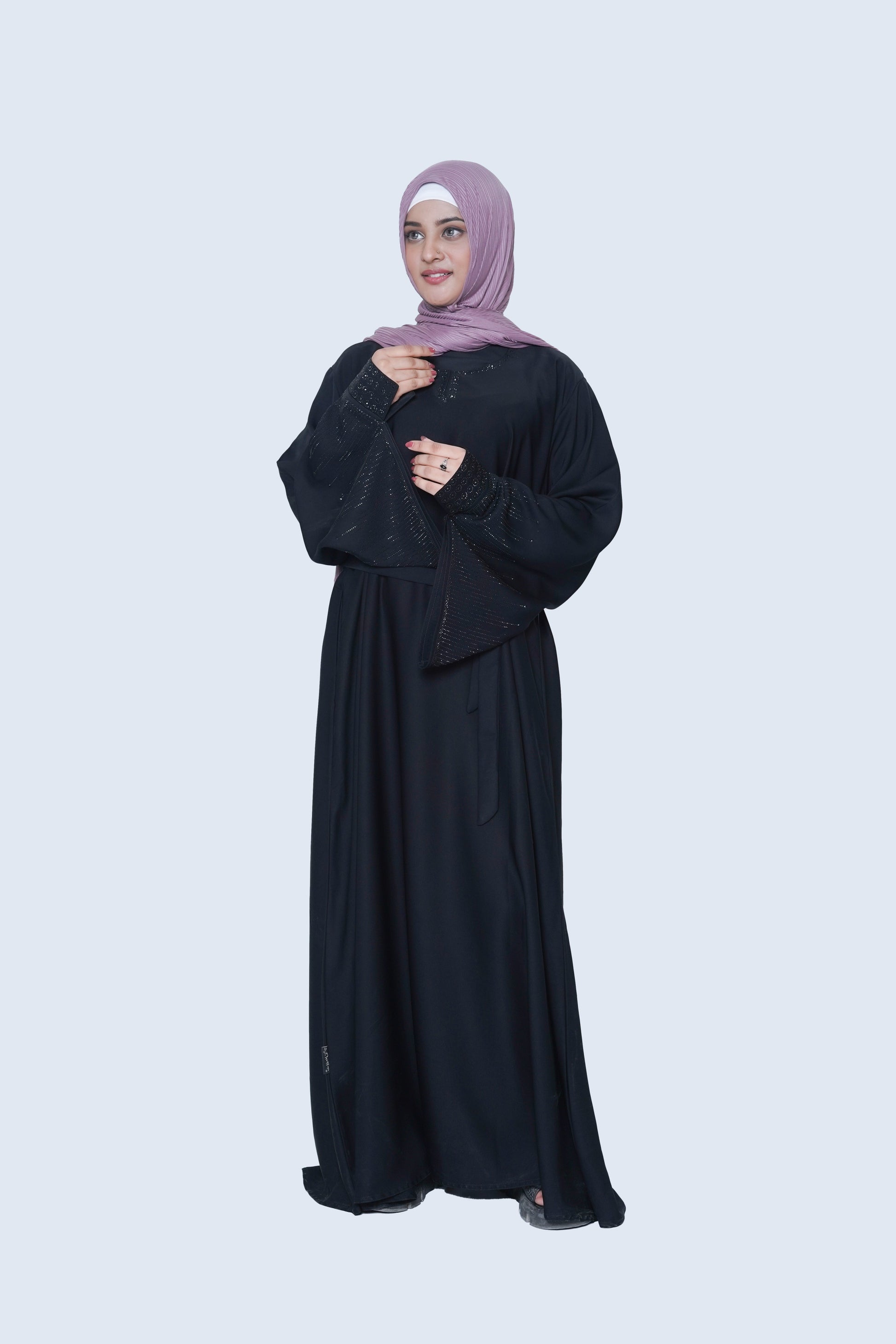 Timeless Black Nida Abaya