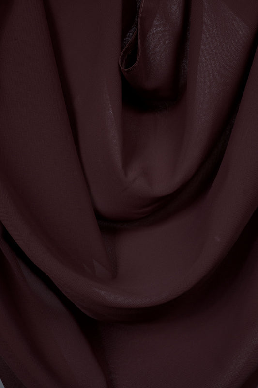 Brown Georgette Hijab