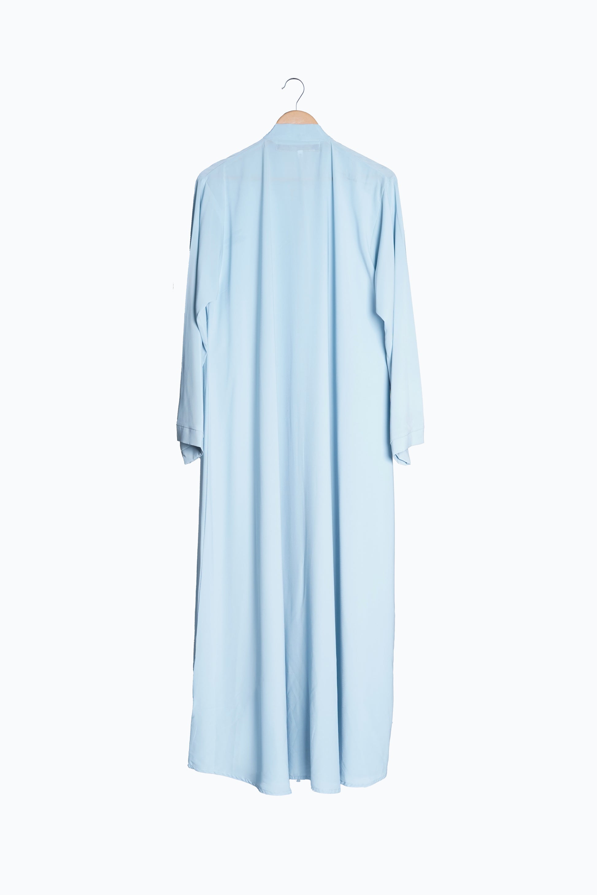 Pastel Blue Umrah Open Abaya