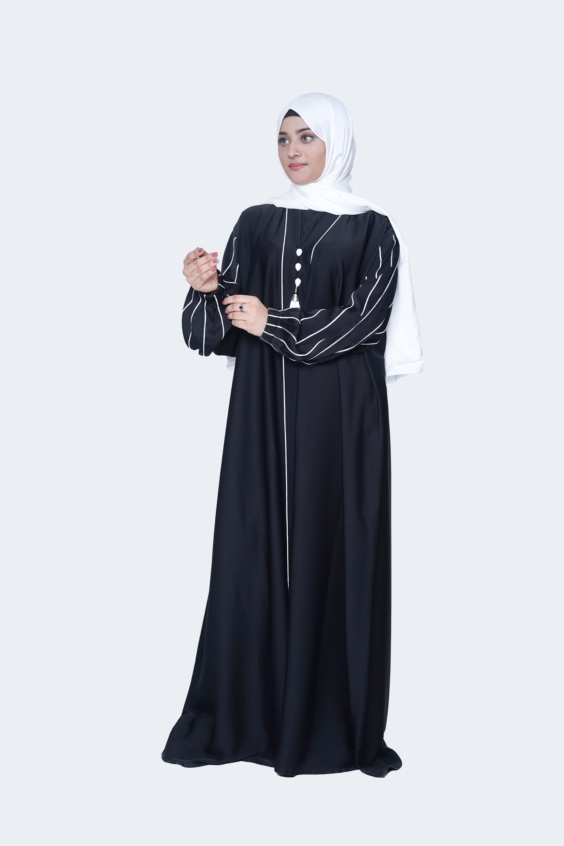  elegant black abaya-2