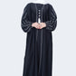  elegant black abaya 