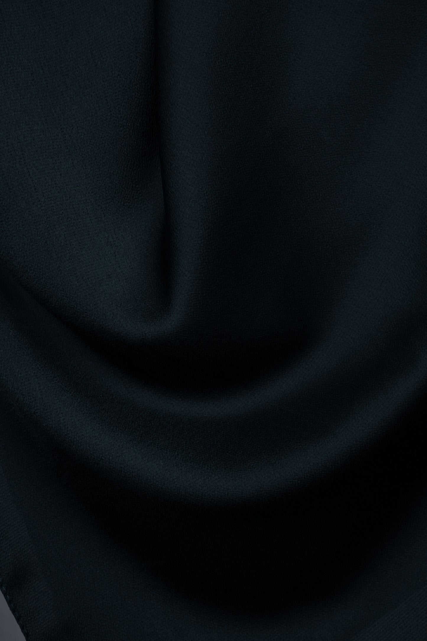 Black Silk Hijab