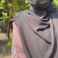 Luxury Dusty Rose Maxi Abaya | Floral Embroidery & Beading - Festive Wear
