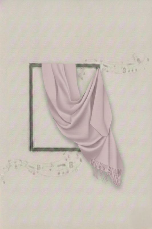 Blush Kashmiri Wool Hijab